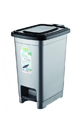 Plastic Slim Pedal Bin 15 Litre D01042 / PB15 A (Big Parcel Rate)