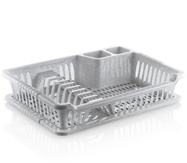 Kitchen Small Violet Dish Drainer With Tray 29cm x 40cm x 8.5cm 041098 (Parcel Rate)