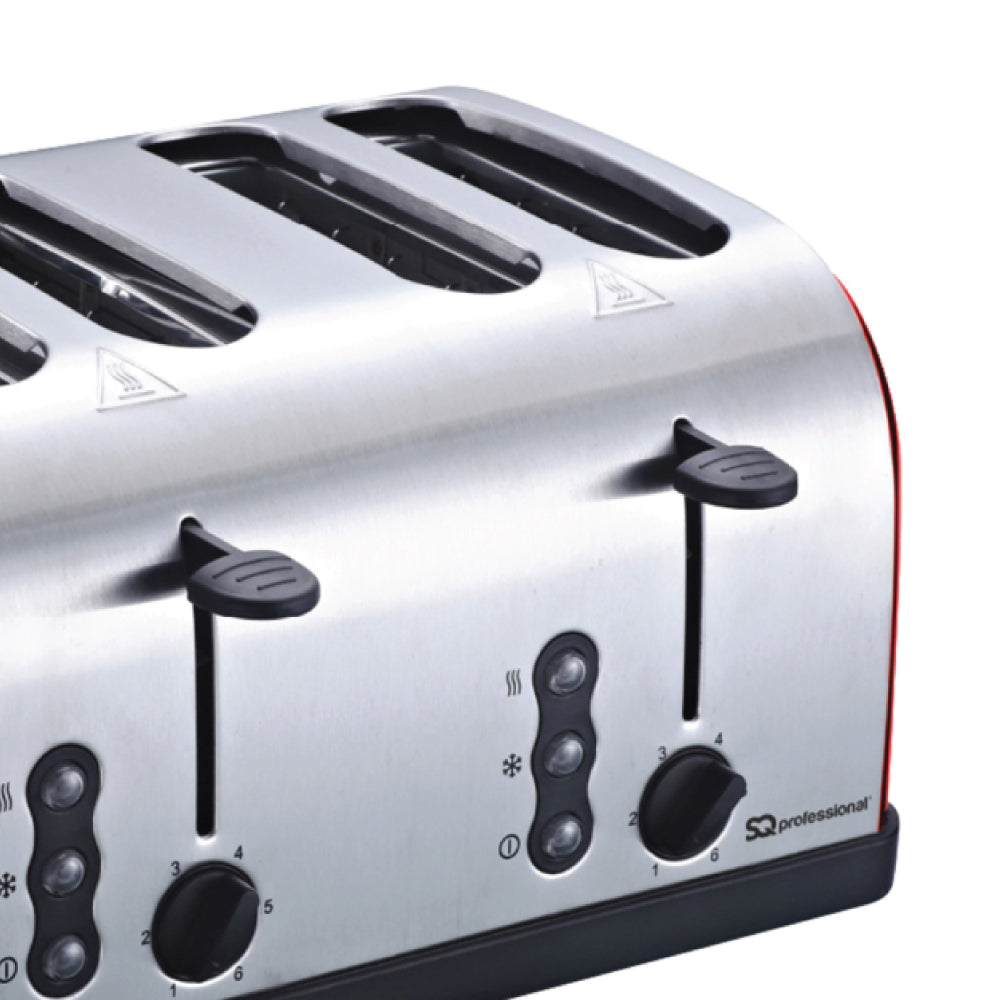 SQ Professional Gems Legacy 4 Slice Toaster 1500W Ruby 10961 (Big Parcel Rate)