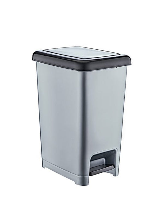 Plastic Slim Pedal Bin 15 Litre D01042 / PB15 A (Big Parcel Rate)