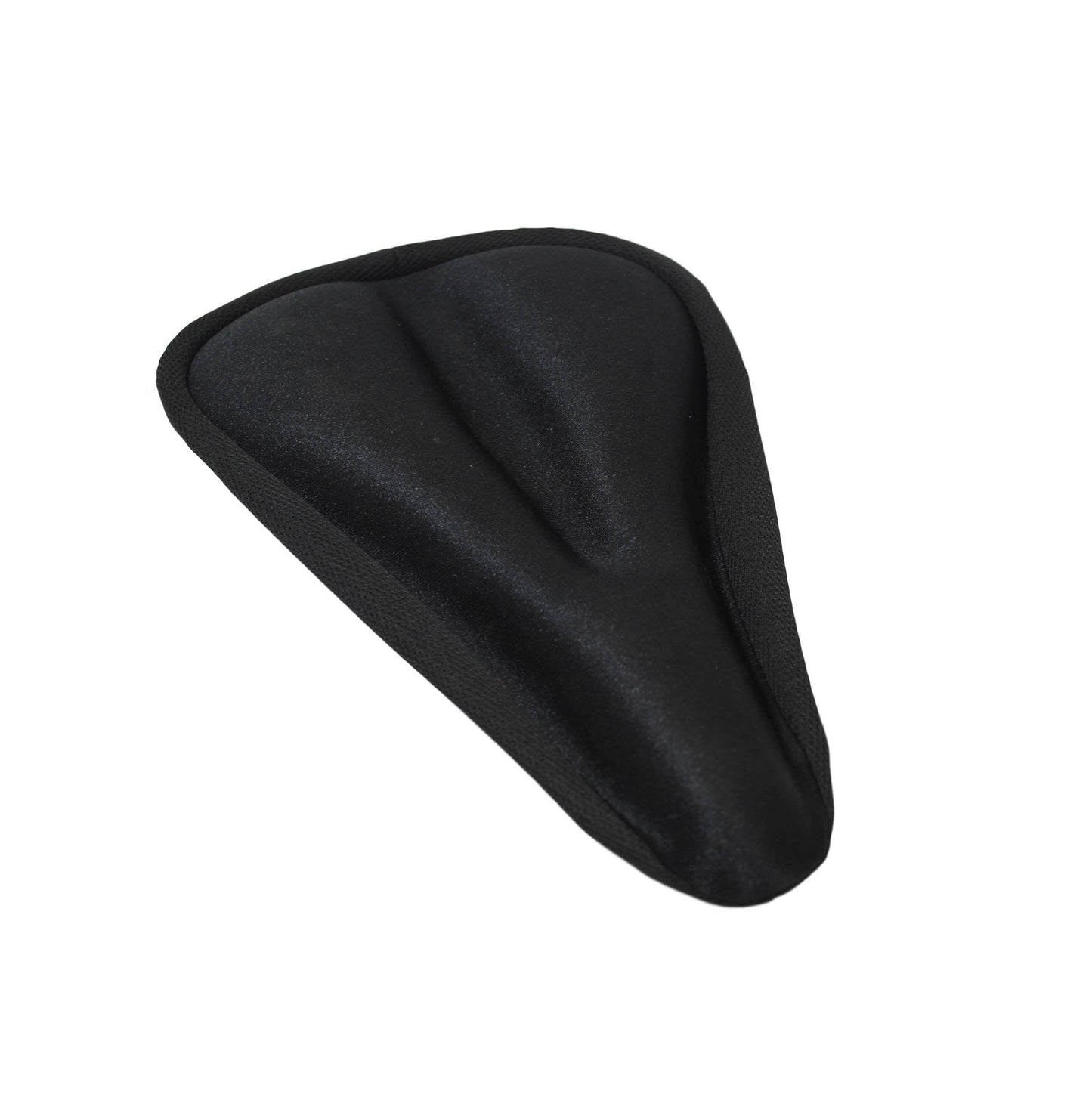 Soft Cushioned Black Bicycle Wide Saddle Seat Comfort Ride Seat 26 x 26cm 1834 (Parcel Rate)