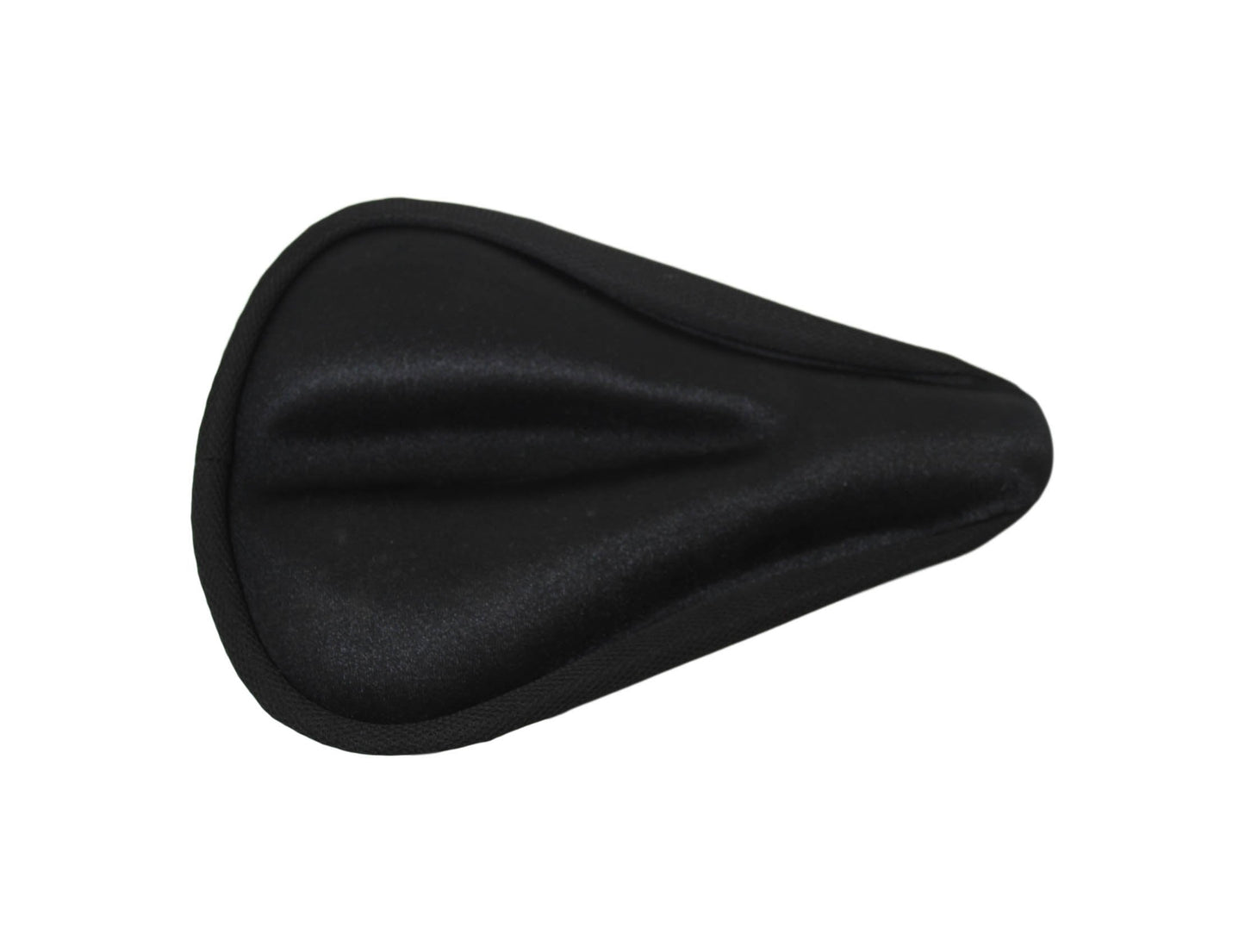 Soft Cushioned Black Bicycle Wide Saddle Seat Comfort Ride Seat 26 x 26cm 1834 (Parcel Rate)