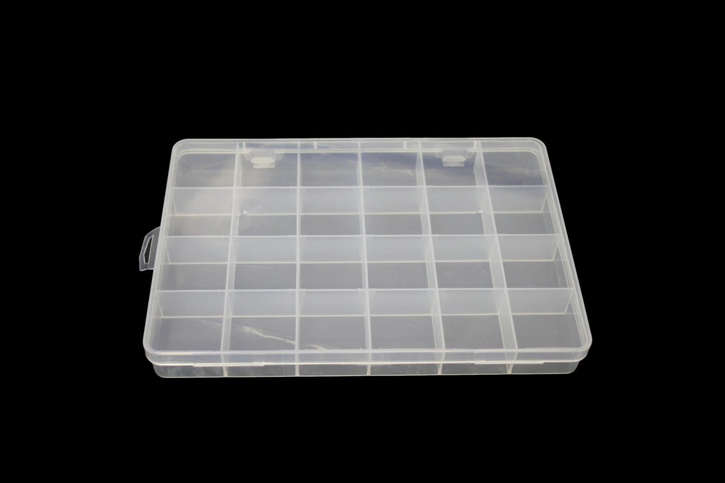 Plastic 24 Compartment Box Small Organiser Storage Craft Box 19 x 13 cm 2035 (Parcel Rate)