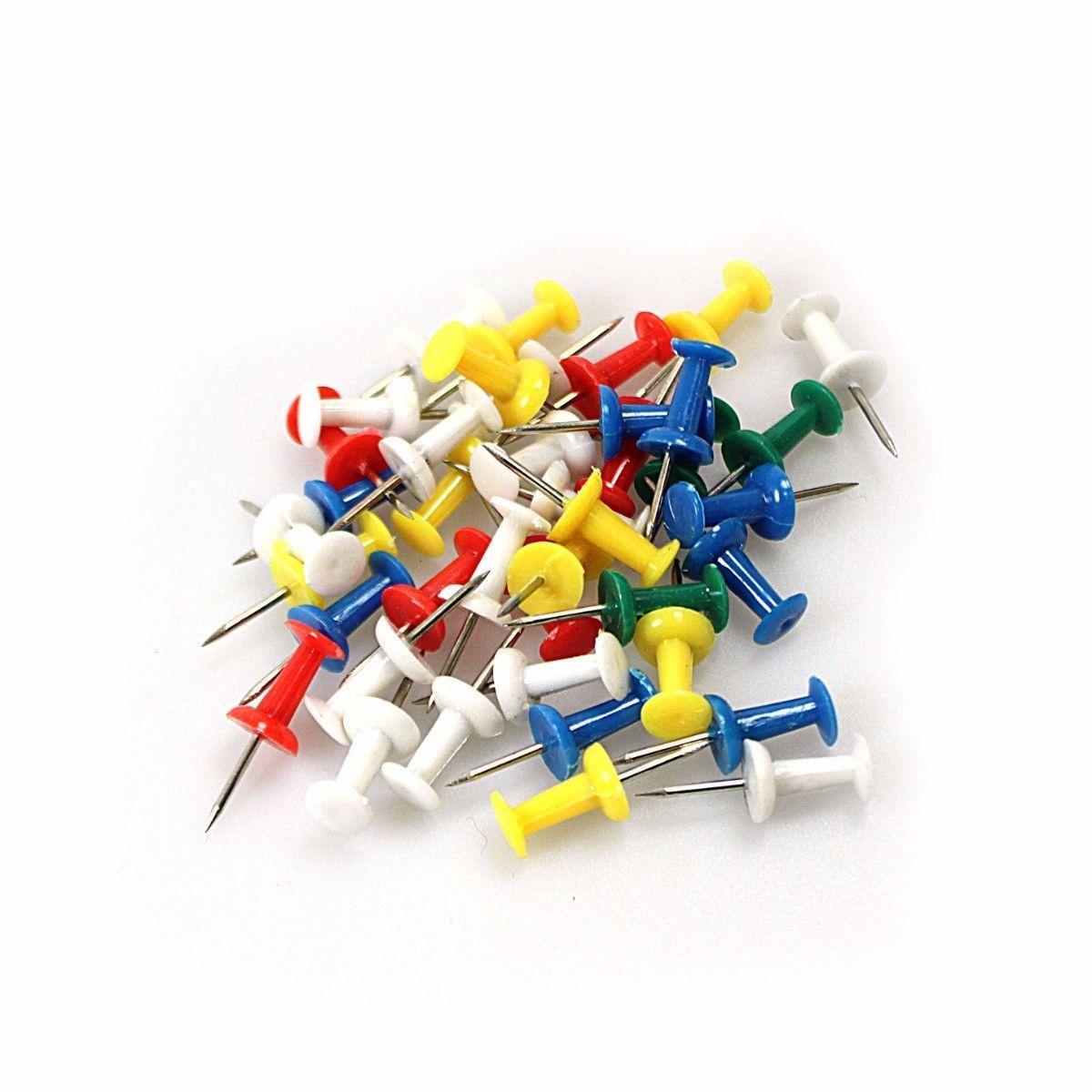 Notice Pin Board Tacks Push Pins Assorted Colours 2192 (Large Letter Rate)