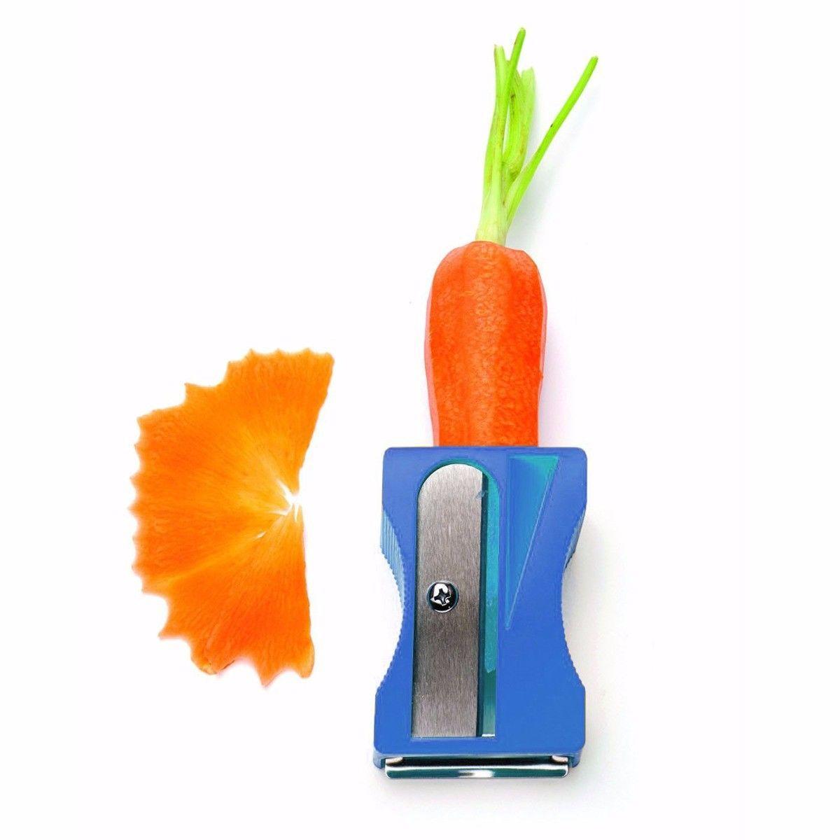 Fruit Vegetable Carrot Cucumber Slicer Sharpener Peeler Assorted Colours 3246 (Parcel Rate)