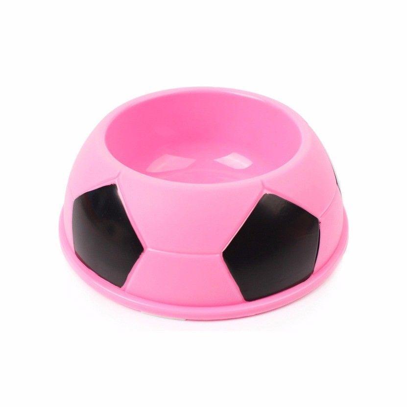 Pet Dog Feeding Bowl Football Design 15 x 9 cm Assorted Colours 4201 (Parcel Rate)