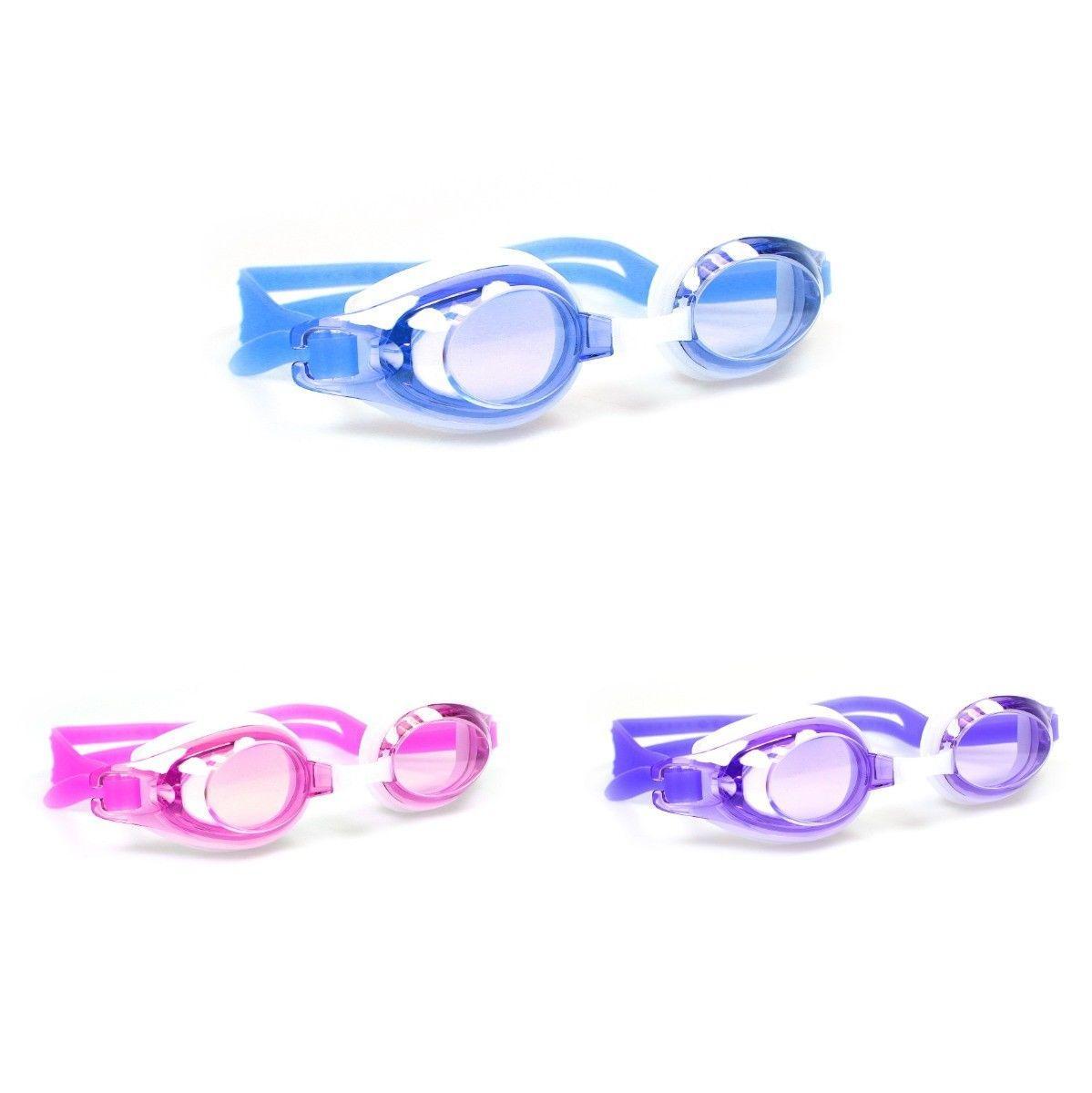 Swimming Goggles with Nose Clip Assorted Colours 3430 (Large Letter Rate)