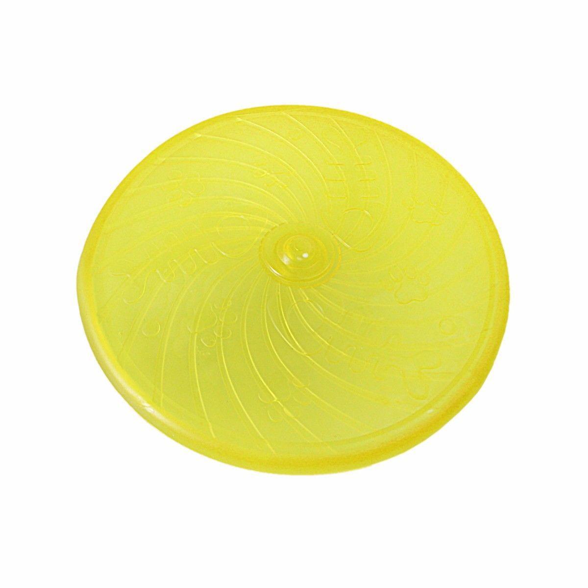 Pet Dog Toy Silicone Rubber Frisbee Flying Disc Assorted Colours 3043 A (Parcel Rate)