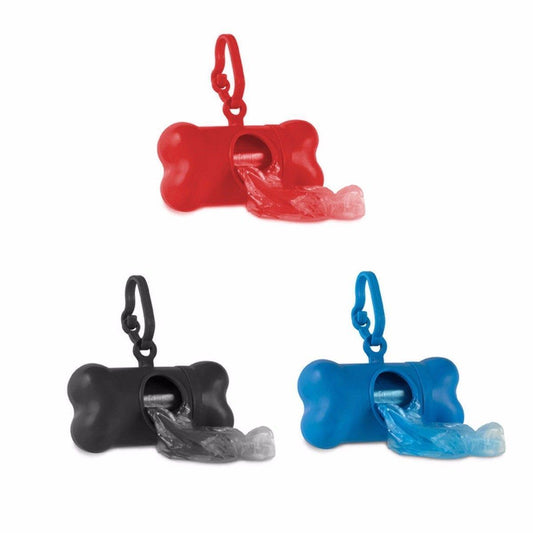 Pet Dog Poop Bag with Keychain Carrier Case Assorted Colours 0044 (Parcel Rate)