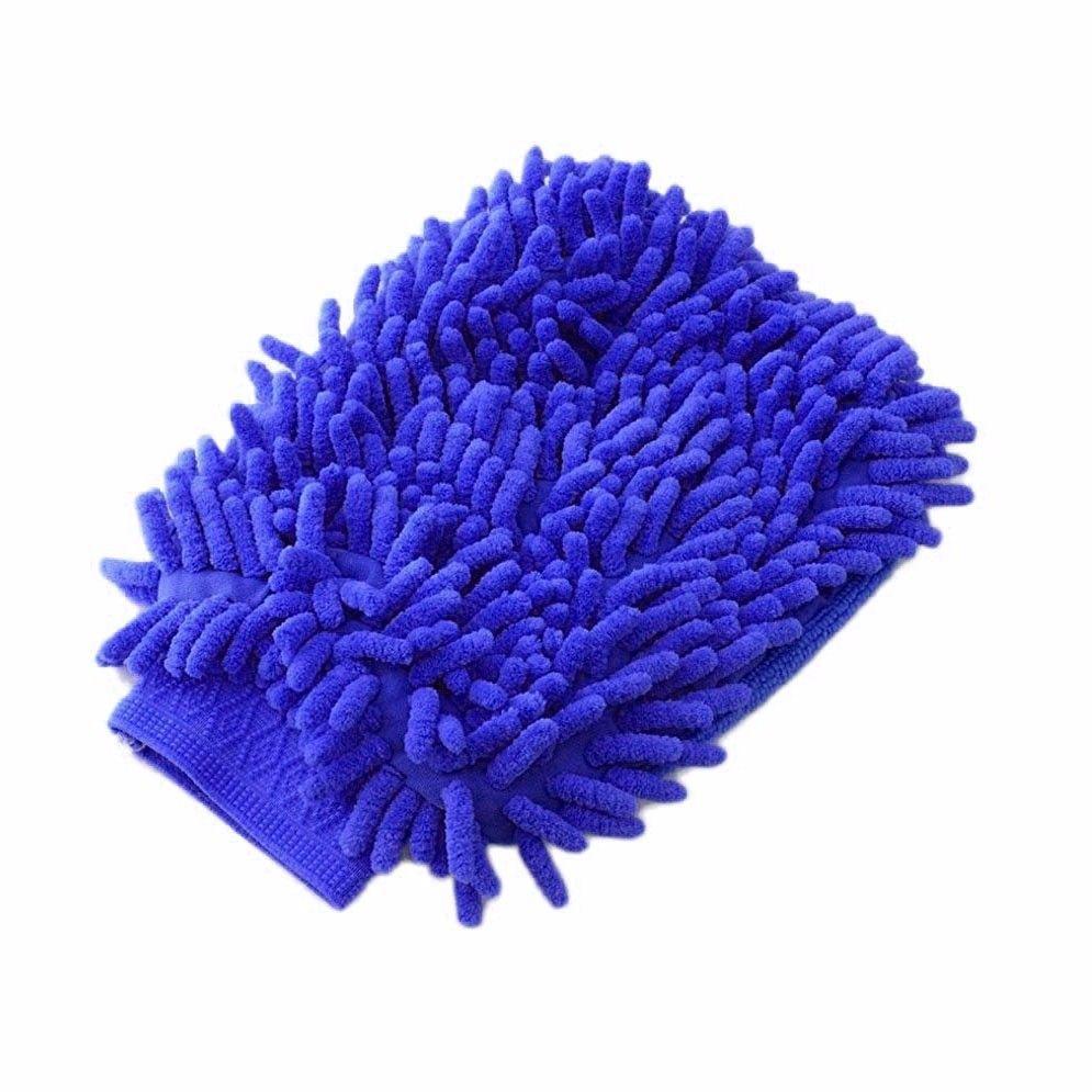 Car Valeting Polishing Cleaning Microfibre Washing Mitt Glove Cloth 22 cm Assorted Colours 2046 A (Parcel Rate)