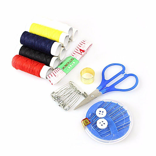 Small Sewing Set Kit with Scissors Assorted Colours 4108 (Parcel Rate)