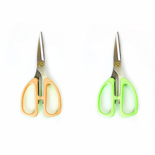 Stainless Steel Fabric And Kitchen Scissors Assorted Colours 0355 (Parcel Rate)