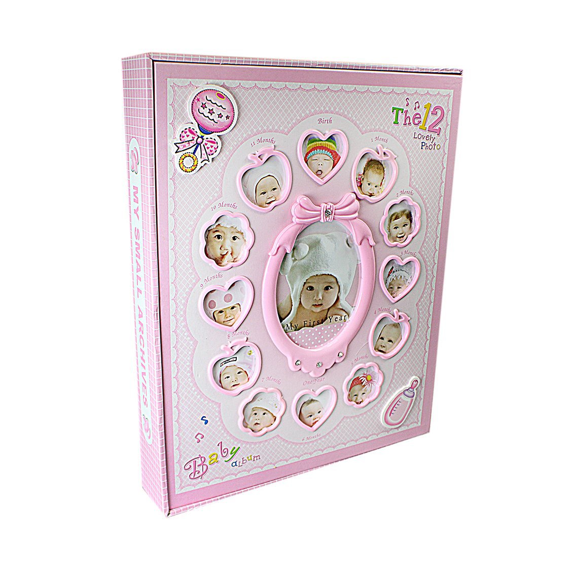 My First Year Baby Photo Album Book Gift Assorted Colours 0508 (Parcel Rate)