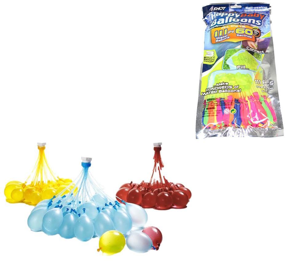 3 Bunch of Water Aqua Balloons Fill and Seal 111 Water Balloons in 60 Seconds 5074 (Large Letter Rate)