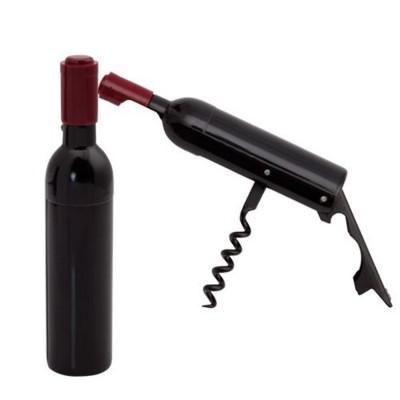 Red Wine Bottle Shaped Bottle Opener 12 cm 5704 (Parcel Rate)