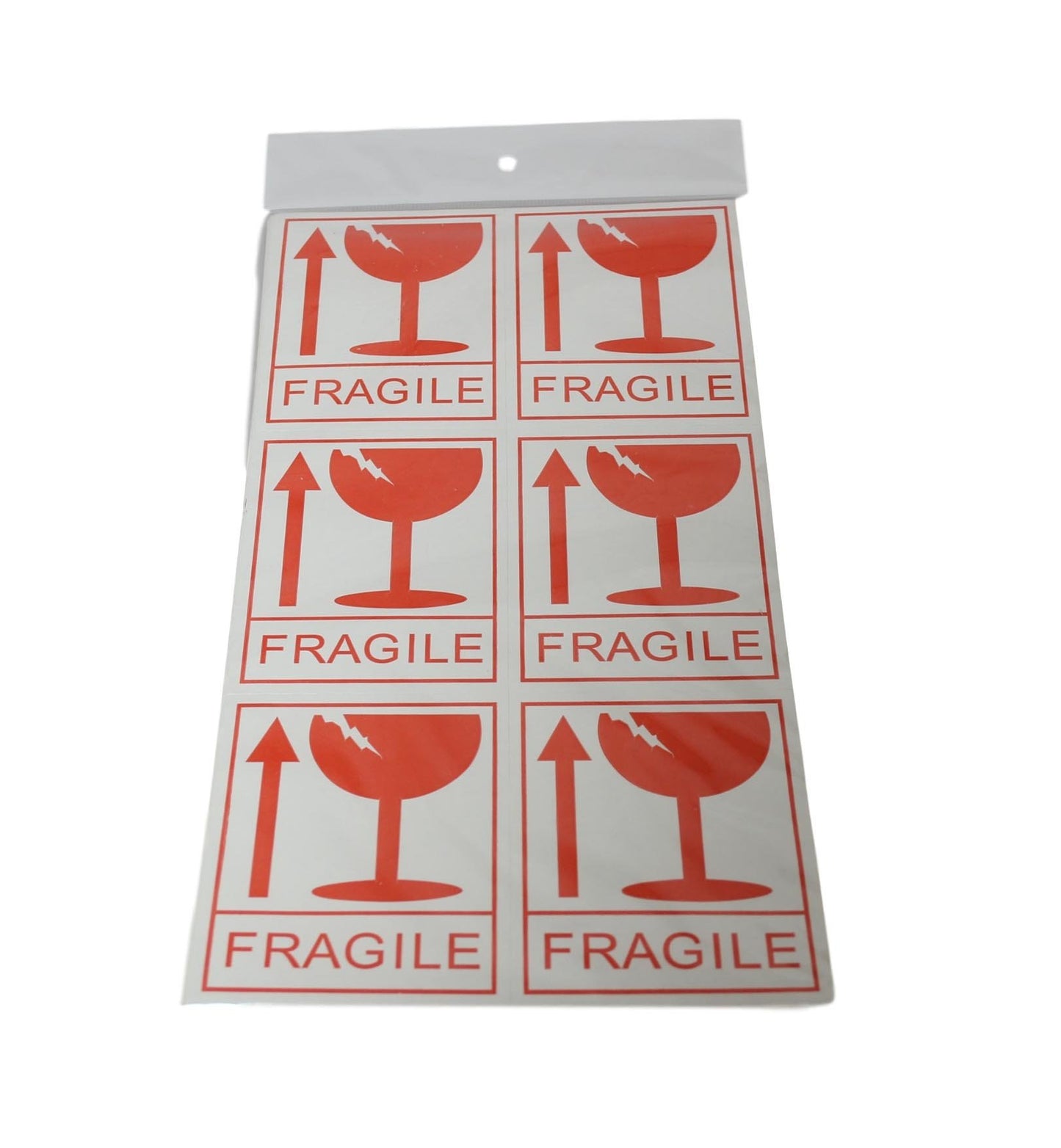 Fragile Stickers Hazard Warning Sign Adhesive Handle with Care 8.5cm 12 Pack  5908 (Large Letter Rate)