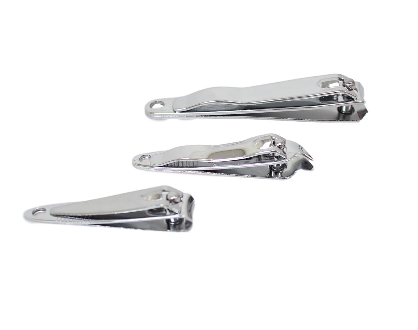 Manicure Nail Clipper Cutter Set of 3 Assorted Sizes 6010 (Large Letter Rate)