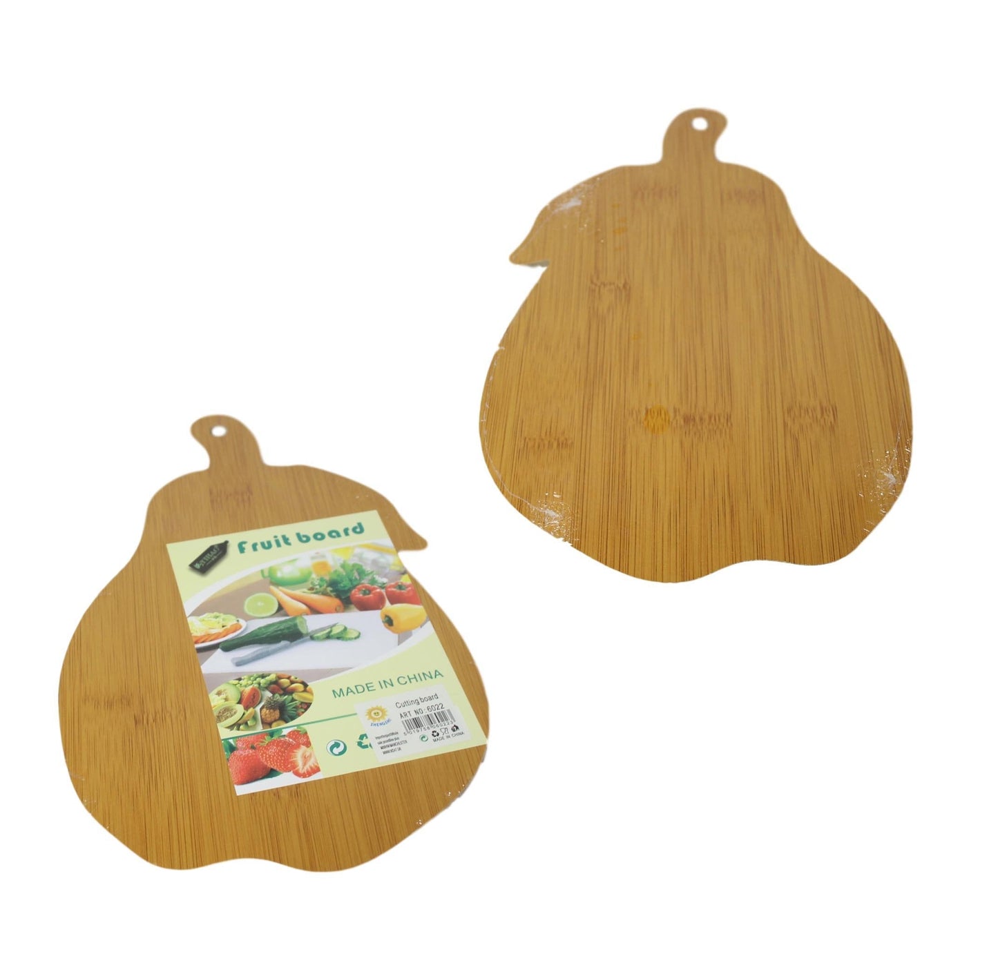 Wooden Kitchen Cutting Chopping Board Pear Shaped 24 x 17cm 6022 (Large Letter Rate)