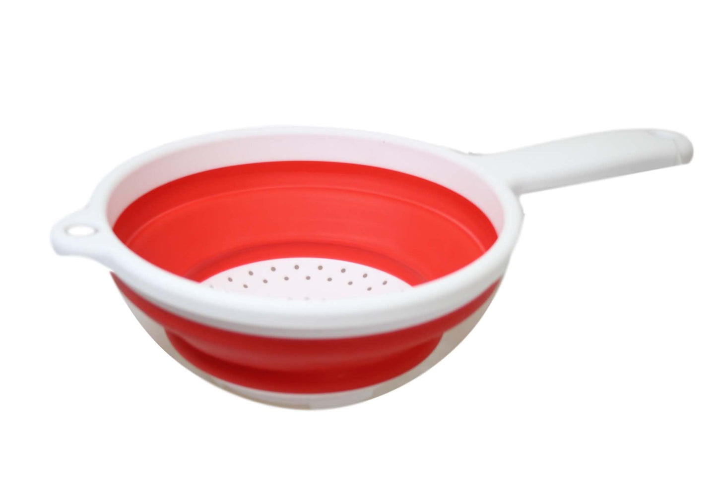 Silicone Plastic Kitchen Collapsible Colander Strainer 3 Colours 2 in 1 Strainer 6208 (Parcel Rate)