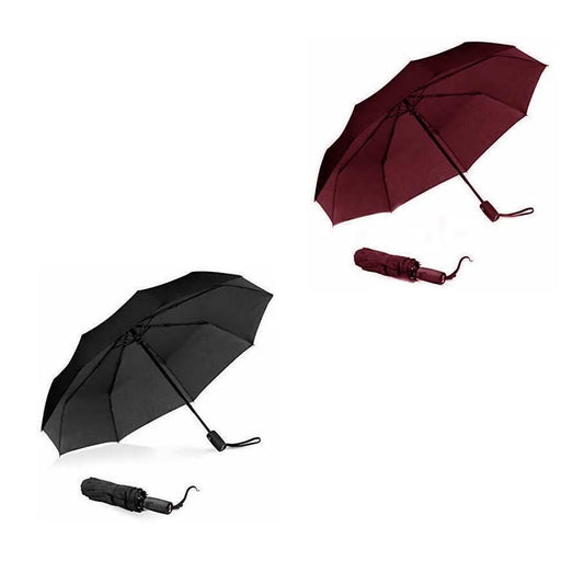 Folding Umbrella with Umbrella Cover 30 cm Assorted Colours 6551 A (Parcel Rate)