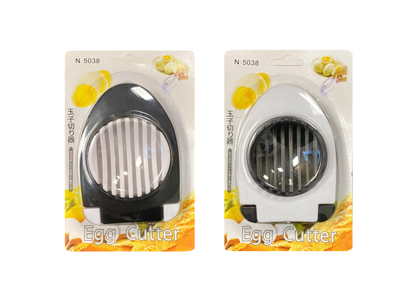 Plastic Egg slicer 11 cm Assorted Colours 6945 (Parcel Rate)