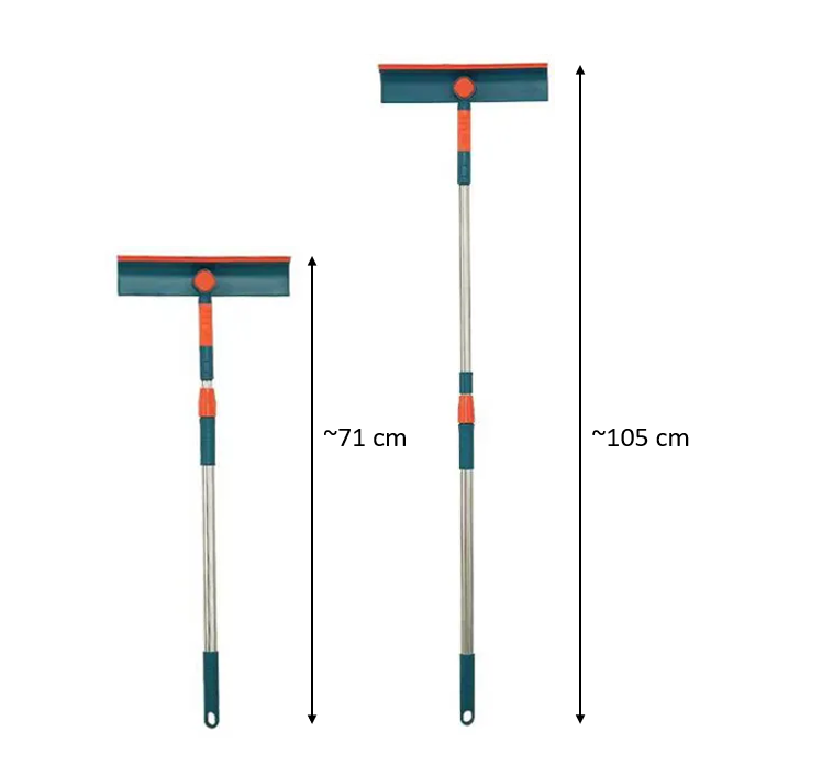 Extendable Window Wiper Squeegee 28 x 71 / 105 cm 7211 (Parcel Rate)