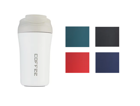 Stainless Steel Coffee Travel Cup Tumbler 15 x 7.5 cm Assorted Colours 7393 (Parcel Rate)