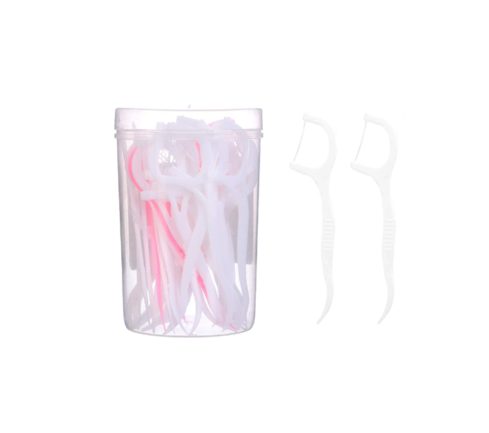 Dental Floss Toothpicks in Plastic Heart Shaped Container 7601 (Parcel Rate)