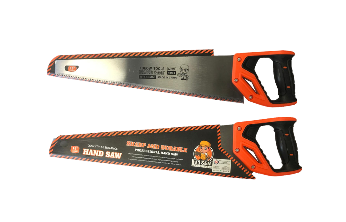 Metal Hand Saw 450mm / 18" Plastic Handle Diy Home 7838 (Parcel Rate)