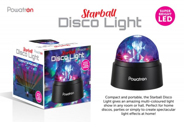 Mini Disco Light Star Ball LED Outside 8751 (Parcel Rate)