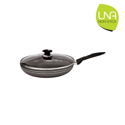 Una Non stick Frying Pan with Lid 26 cm 9450 A (Parcel Rate)