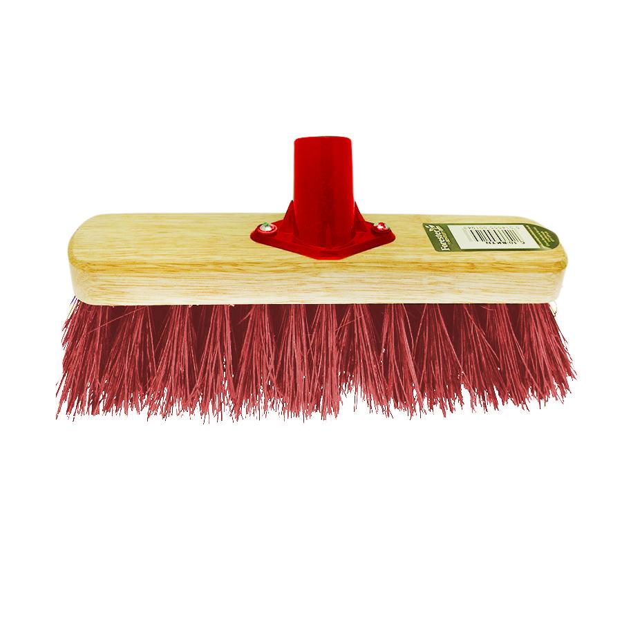 Marksman PVC Garden Sweeping Brush Assorted Colours 30cm 24098C (Parcel Rate)