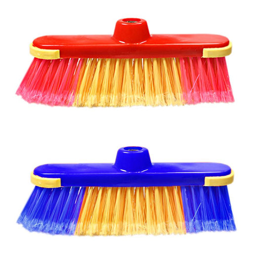 Cleaning Brush Head Plastic 26 cm Assorted Colours 1079 A (Parcel Rate)