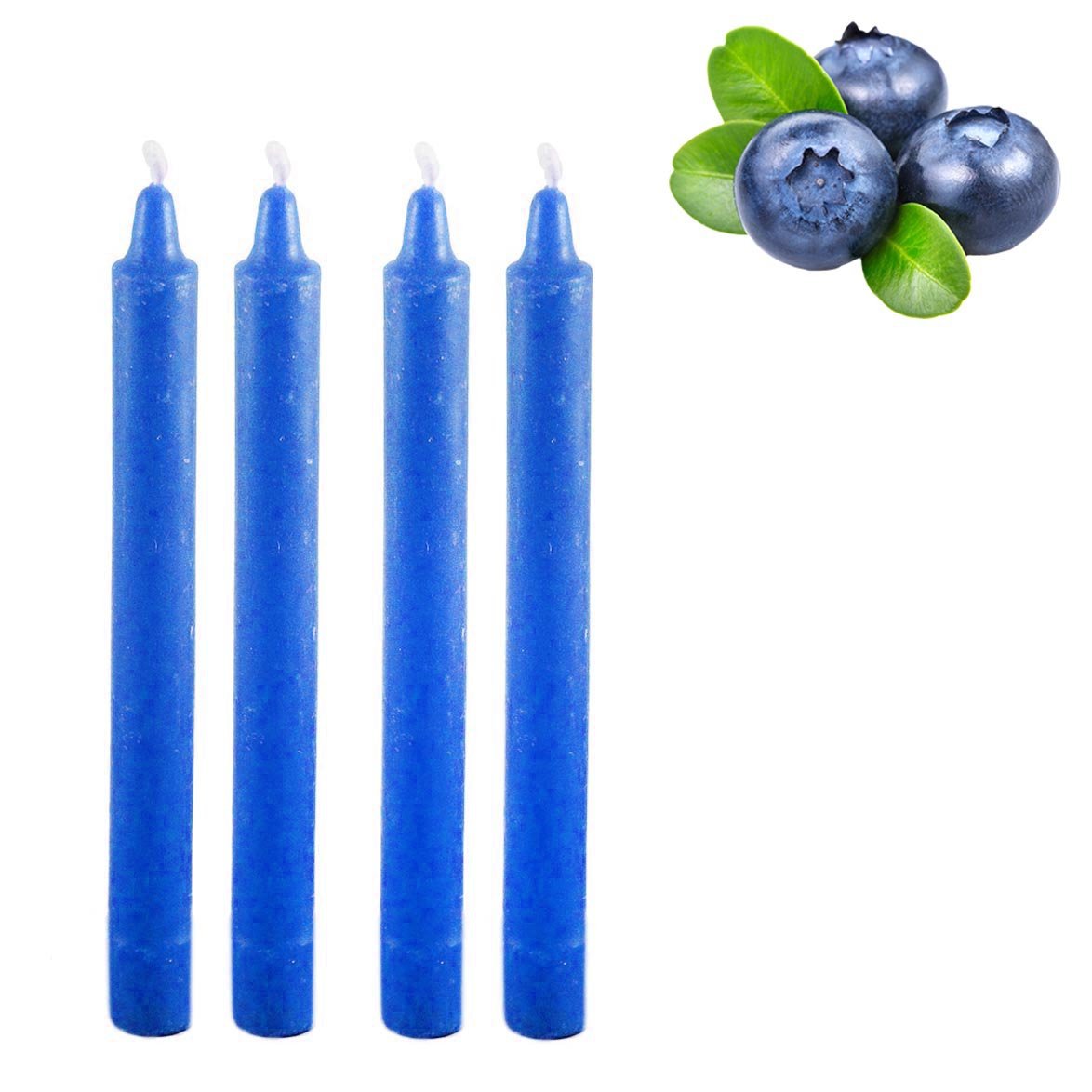 Long Scented Wax Candle Sticks 20cm Pack of 4 Assorted Scents 0229 (Parcel Rate)