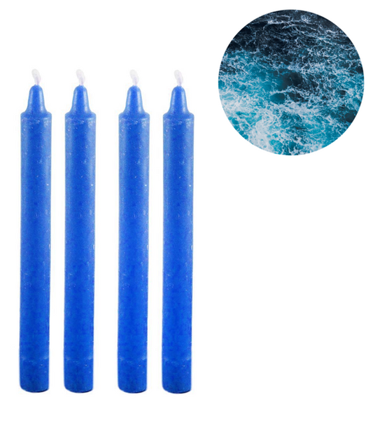 Long Scented Wax Candle Sticks 20cm Pack of 4 Assorted Scents 0229 (Parcel Rate)