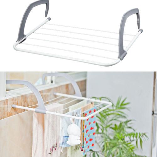 Folding Shelf Attach Radiator Cloth Rack Dryer 68 x 38 cm Assorted Colours 5412 (Parcel Rate)