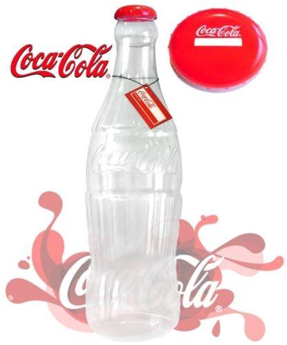 Small Coca Cola Plastic Money Bottle Piggy Bank 30 cm COK002 (Parcel Rate)