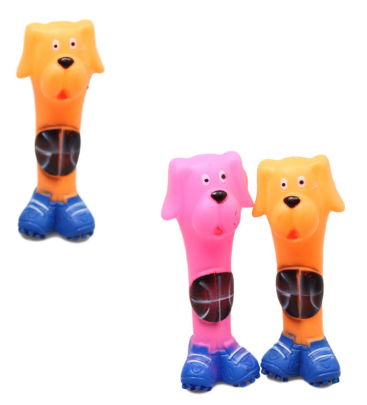 Pet Dog Toy Squeaky Dog Bone 17 cm Assorted Colours 5363 (Parcel Rate)