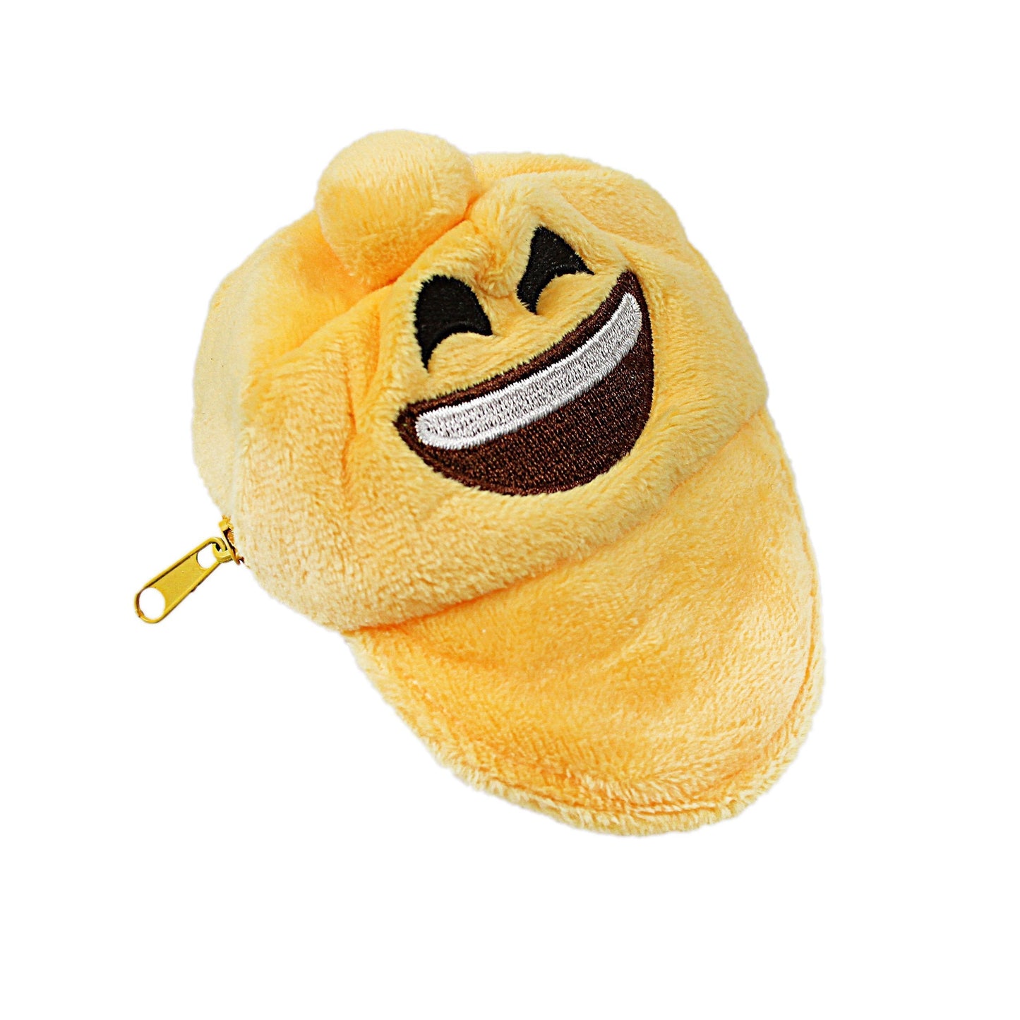 Emoji Soft Hat Cap Shaped Coin Purse 9 cm Assorted Designs 4956 (Parcel Rate)