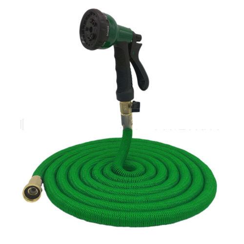 75 FT Heavy Duty Magic Expanding Flexible Expandable Garden Water Hose Pipe Spray Gun 4692 A W25  (Parcel Rate)