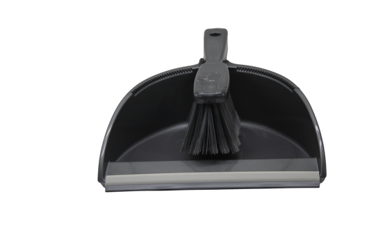 Dustpan And Brush Set Grey Home Cleaning  ZP174 (Parcel Rate)p