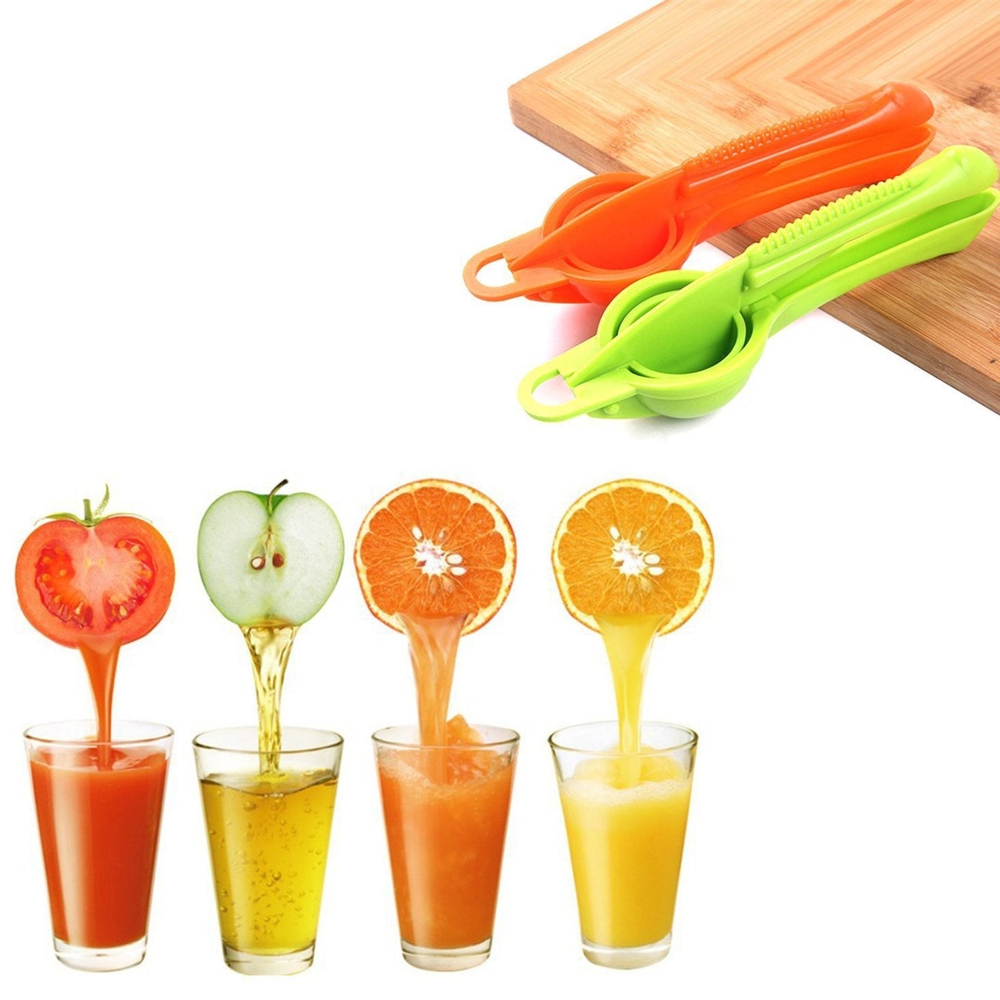 Lemon Citrus Juicer Squeezer Presser 25 x 7 cm Assorted Colours 2905 A  (Parcel Rate)