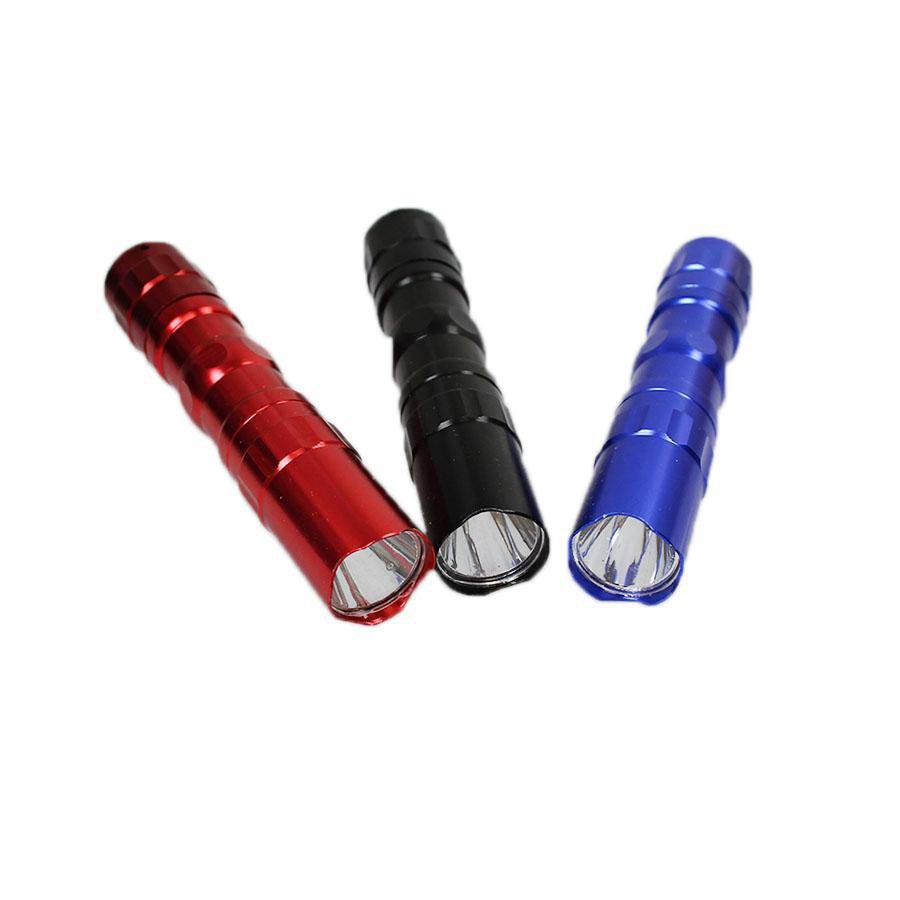 Mini Aluminium Led Torch Flashlight Assorted Colours 5108 (Large Letter Rate)