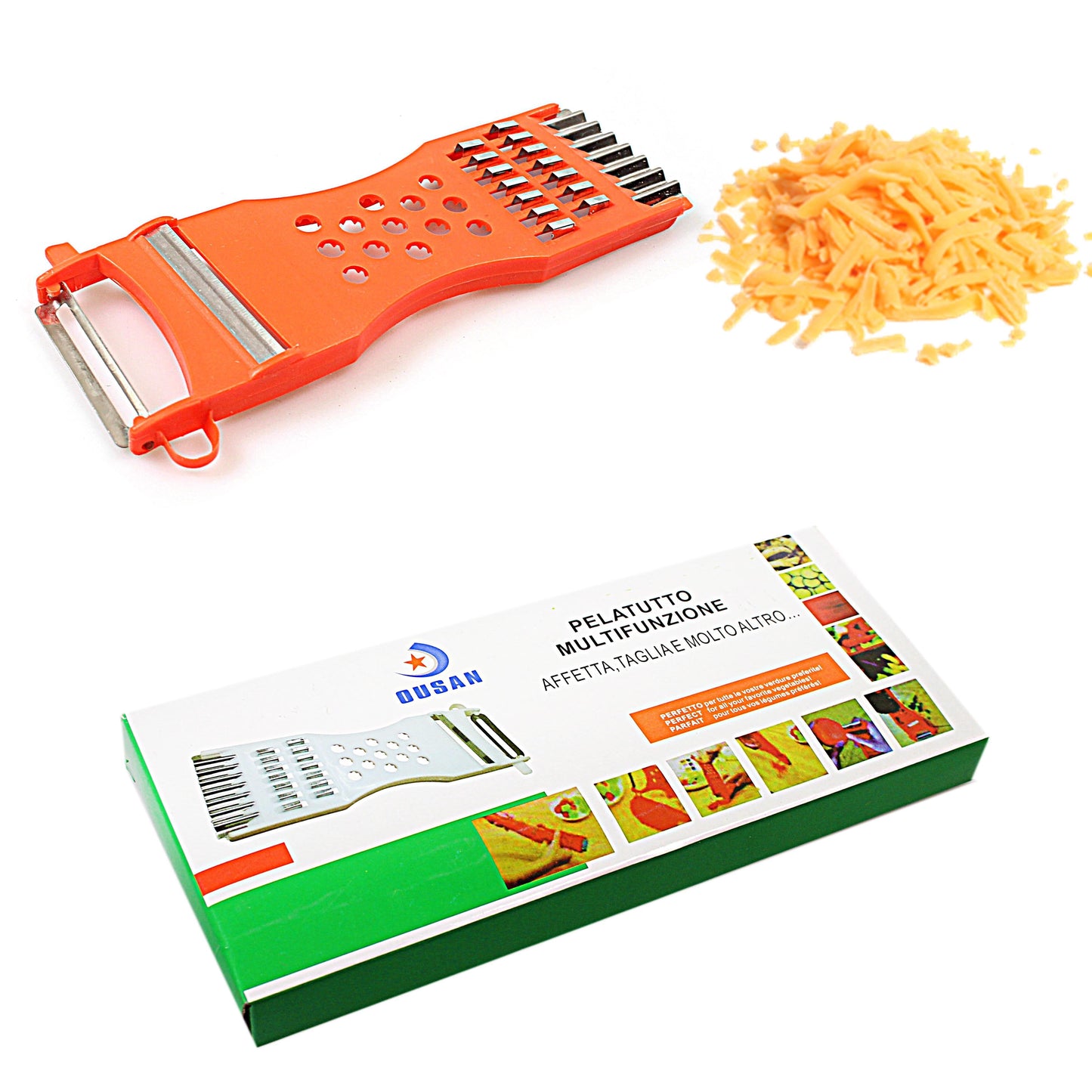 Multifunctional Vegetable Peeler and Grater 4144 (Parcel Rate)