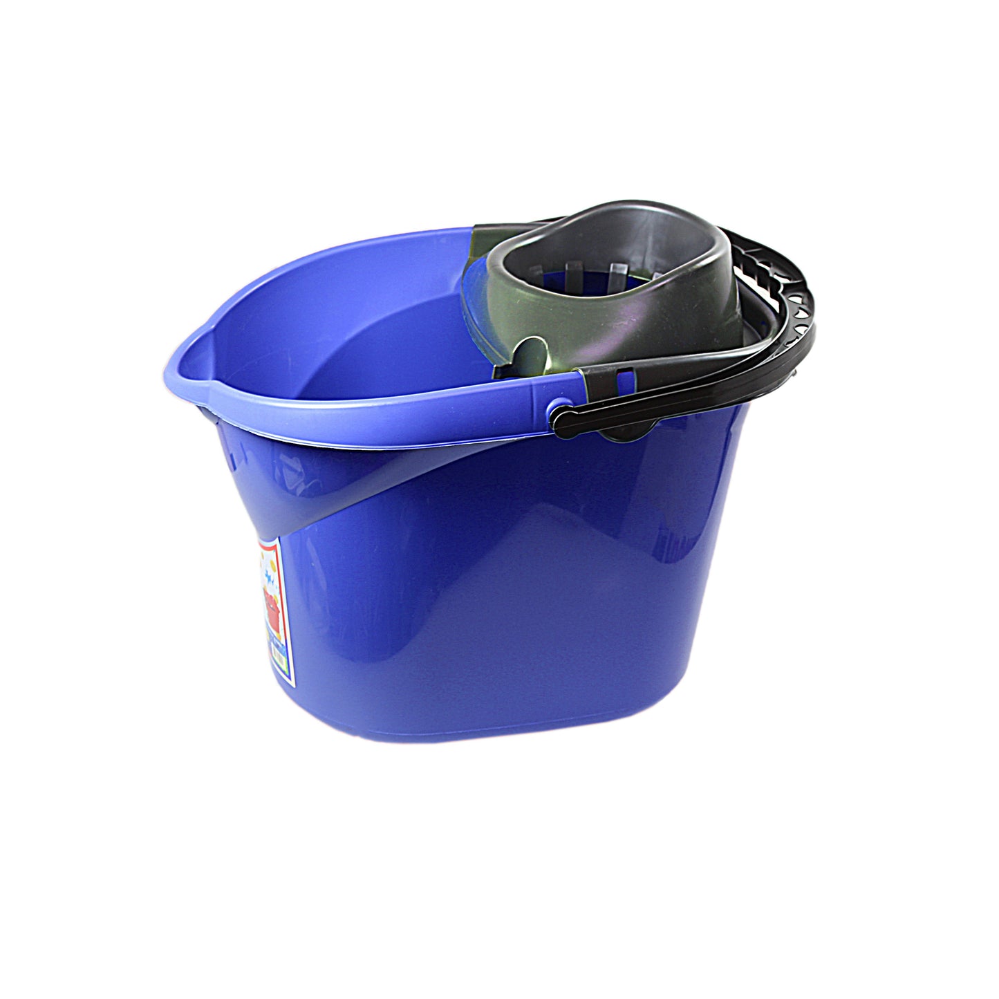 Plastic Mop Bucket 13 Litre Assorted Colours H1186 A (Parcel Rate)