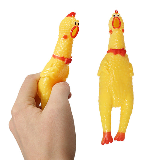 Pet Dog Toy Mini Shrilling Squeaky Chicken 16 cm 4986 A (Parcel Rate)