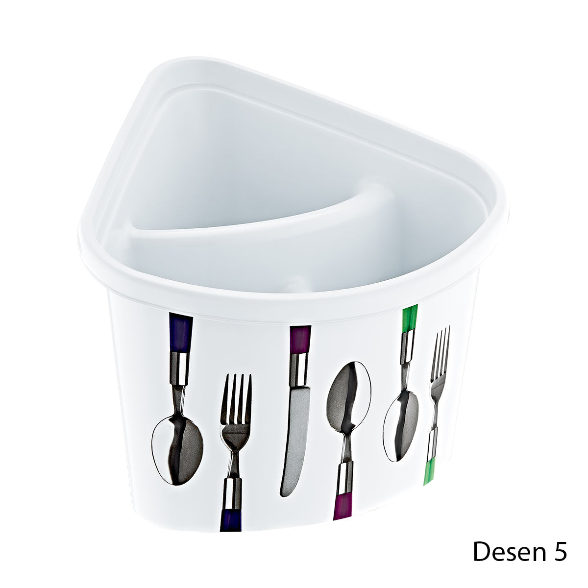 Plastic Silverware Cutlery Holder Assorted Designs And Colours TA320 (Parcel Rate)