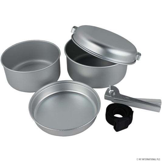 5 Piece Aluminium Cook Set Outdoors CW009 (Parcel Rate)