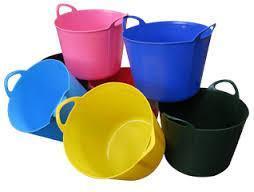 Extra Small Flexi Tub DIY Storage Bucket 7L Assorted Colours LL5107 (Big Parcel Rate)