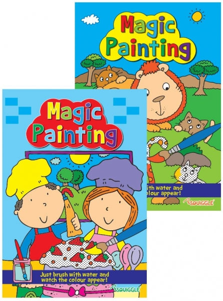 Children's Craft Magic Painting Book 1 & 2 A4 Size P2165 A  (Large Letter Rate)